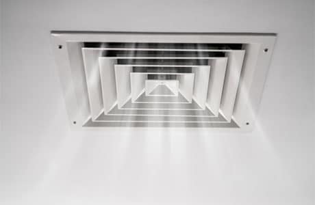 White Air Vent After Residential Air Duct Cleaning in Milford MI