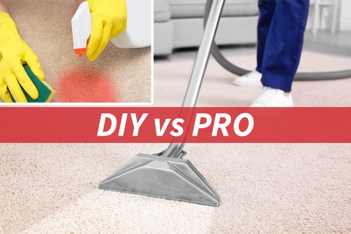 Cleaning Carpet Two Ways